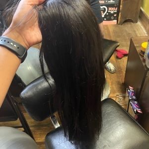 30inch closure wig human hair